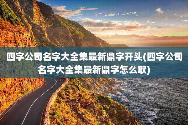 四字公司名字大全集最新鼎字开头(四字公司名字大全集最新鼎字怎么取)