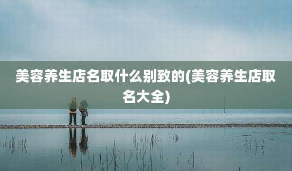 美容养生店名取什么别致的(美容养生店取名大全)