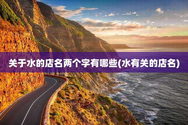 关于水的店名两个字有哪些(水有关的店名)