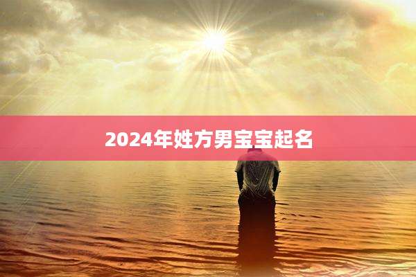 2024年姓方男宝宝起名