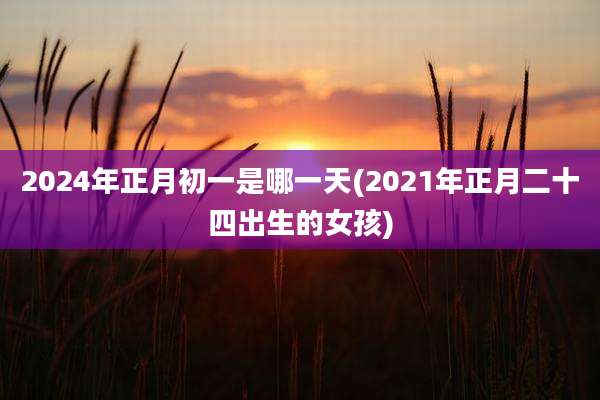 2024年正月初一是哪一天(2021年正月二十四出生的女孩)