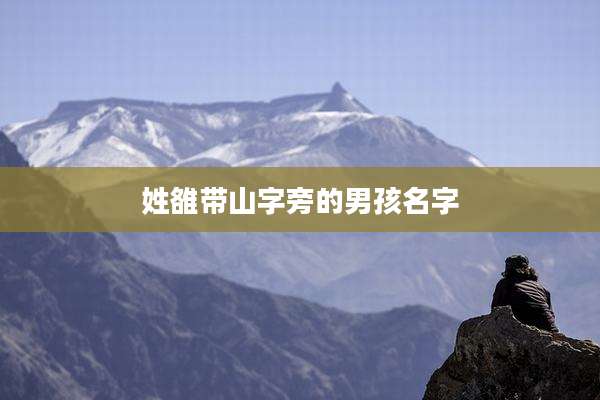 姓雒带山字旁的男孩名字