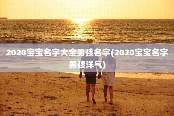 2020宝宝名字大全男孩名字(2020宝宝名字男孩洋气)