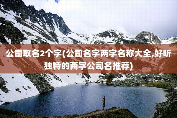 公司取名2个字(公司名字两字名称大全,好听独特的两字公司名推荐)