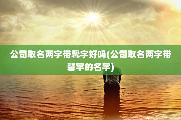 公司取名两字带馨字好吗(公司取名两字带馨字的名字)