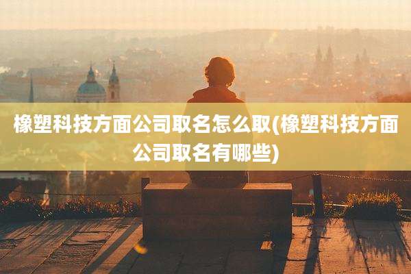 橡塑科技方面公司取名怎么取(橡塑科技方面公司取名有哪些)