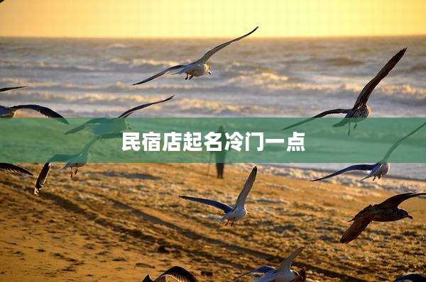 民宿店起名冷门一点