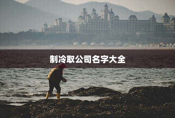 制冷取公司名字大全