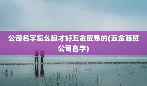 公司名字怎么起才好五金贸易的(五金商贸公司名字)