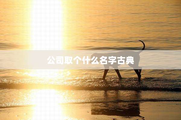 公司取个什么名字古典