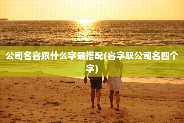 公司名睿跟什么字最搭配(睿字取公司名四个字)