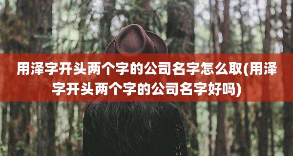 用泽字开头两个字的公司名字怎么取(用泽字开头两个字的公司名字好吗)