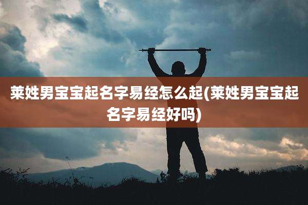 莱姓男宝宝起名字易经怎么起(莱姓男宝宝起名字易经好吗)