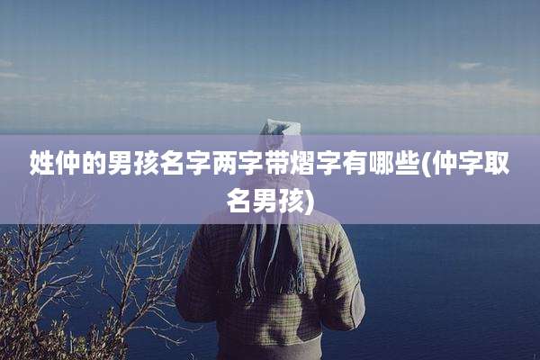 姓仲的男孩名字两字带熠字有哪些(仲字取名男孩)