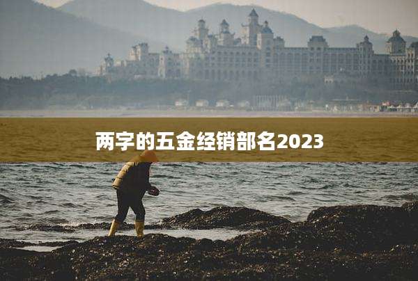 两字的五金经销部名2023