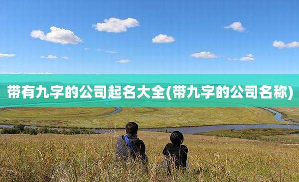 带有九字的公司起名大全(带九字的公司名称)