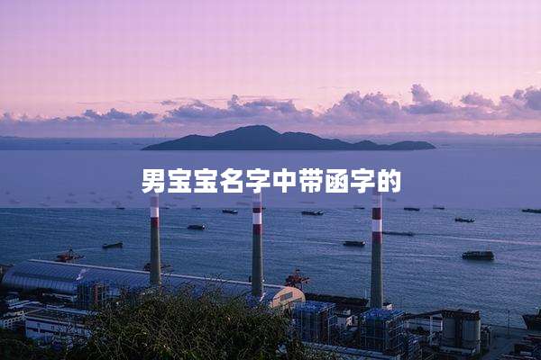 男宝宝名字中带函字的