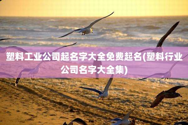 塑料工业公司起名字大全免费起名(塑料行业公司名字大全集)