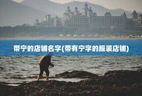 带宁的店铺名字(带有宁字的服装店铺)