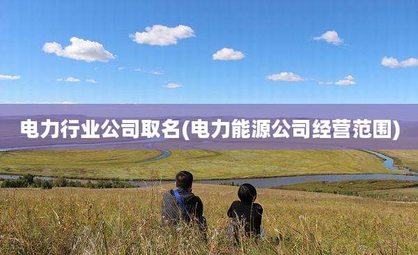 电力行业公司取名(电力能源公司经营范围)