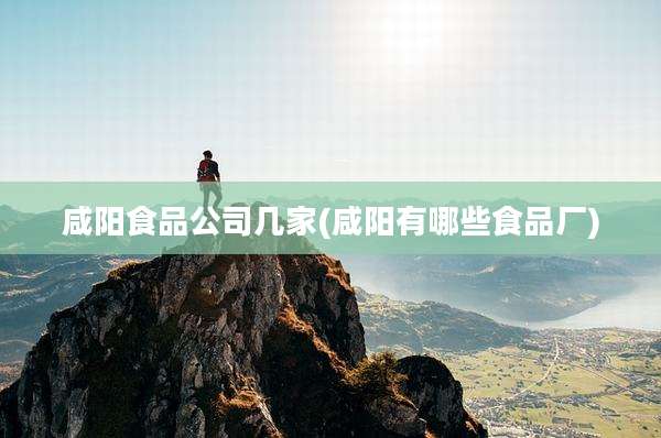 咸阳食品公司几家(咸阳有哪些食品厂)