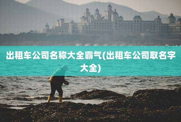 出租车公司名称大全霸气(出租车公司取名字大全)