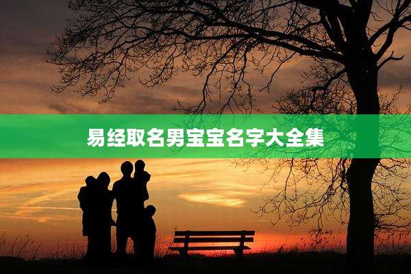 易经取名男宝宝名字大全集