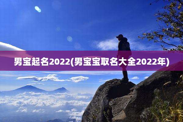 男宝起名2022(男宝宝取名大全2022年)