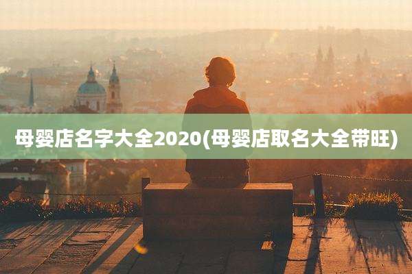 母婴店名字大全2020(母婴店取名大全带旺)