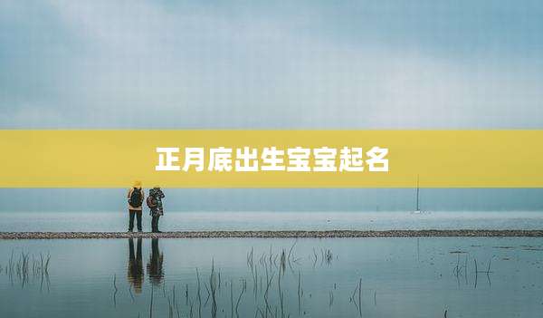 正月底出生宝宝起名