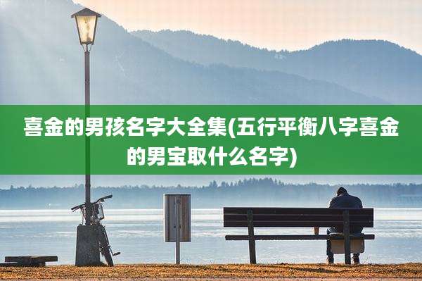 喜金的男孩名字大全集(五行平衡八字喜金的男宝取什么名字)