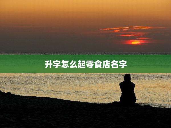 升字怎么起零食店名字