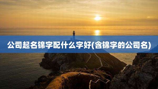 公司起名锦字配什么字好(含锦字的公司名)