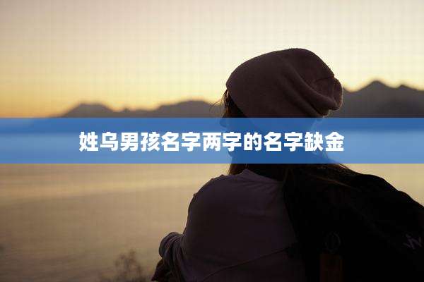姓乌男孩名字两字的名字缺金
