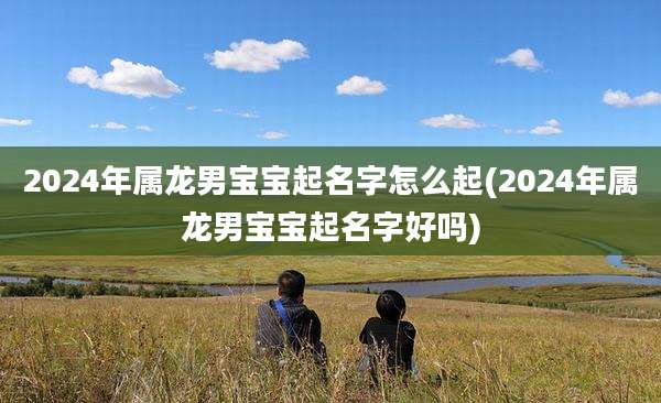 2024年属龙男宝宝起名字怎么起(2024年属龙男宝宝起名字好吗)