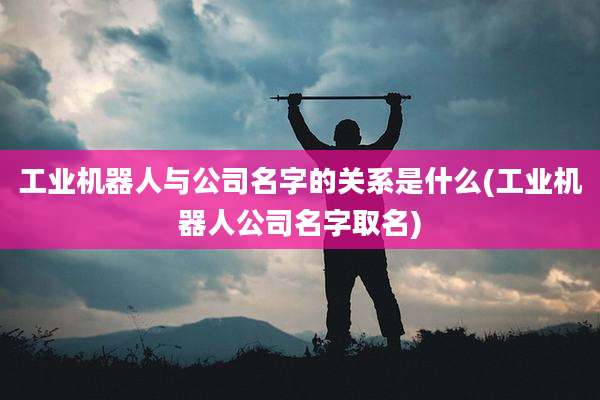 工业机器人与公司名字的关系是什么(工业机器人公司名字取名)