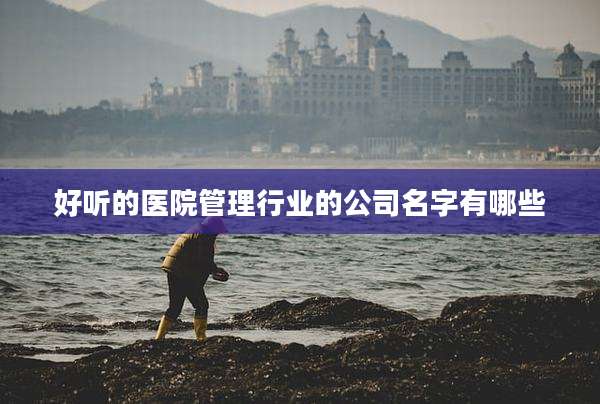 好听的医院管理行业的公司名字有哪些