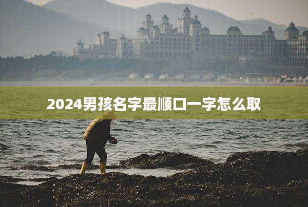 2024男孩名字最顺口一字怎么取