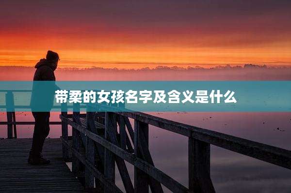 带柔的女孩名字及含义是什么