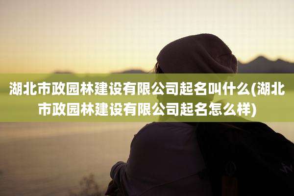 湖北市政园林建设有限公司起名叫什么(湖北市政园林建设有限公司起名怎么样)