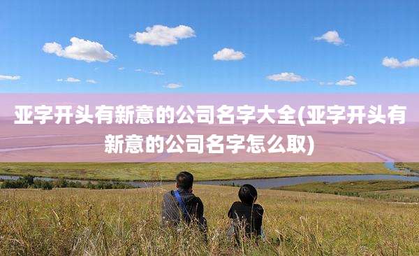 亚字开头有新意的公司名字大全(亚字开头有新意的公司名字怎么取)