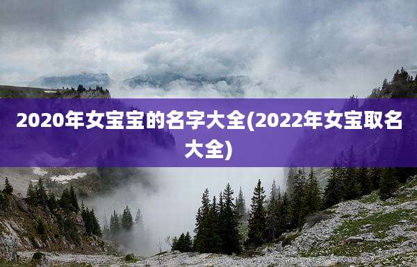2020年女宝宝的名字大全(2022年女宝取名大全)