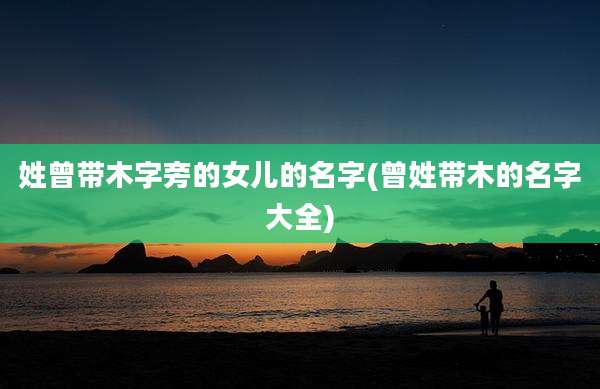 姓曾带木字旁的女儿的名字(曾姓带木的名字大全)