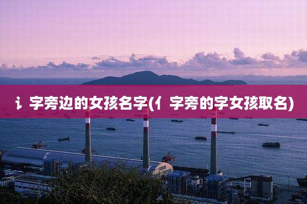 讠字旁边的女孩名字(亻字旁的字女孩取名)