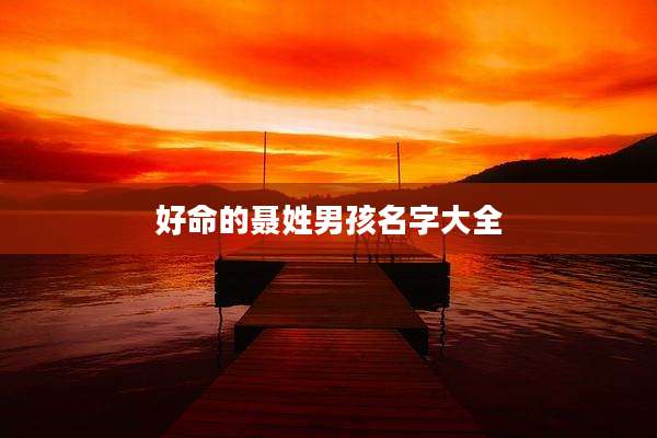好命的聂姓男孩名字大全