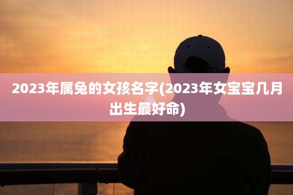2023年属兔的女孩名字(2023年女宝宝几月出生最好命)