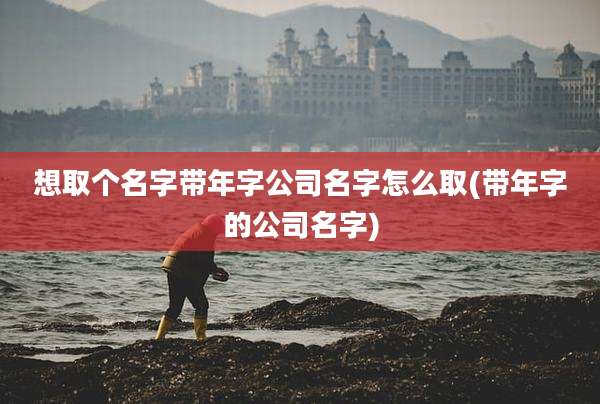 想取个名字带年字公司名字怎么取(带年字的公司名字)