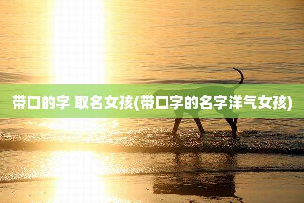 带口的字 取名女孩(带口字的名字洋气女孩)