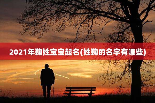 2021年鞠姓宝宝起名(姓鞠的名字有哪些)