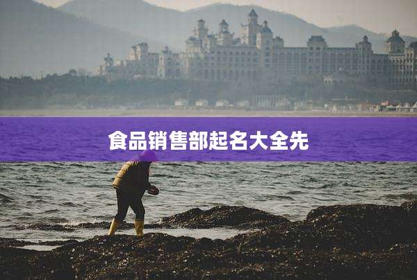 食品销售部起名大全先